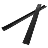 2pcs Stove Counter Gap Cover HeatResistant Anti Oil Oven Gap Filler Sealing Strip(Black 25in) In Australia - Darrahopens