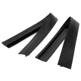 2pcs Stove Counter Gap Cover HeatResistant Anti Oil Oven Gap Filler Sealing Strip(Black 25in)