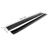 2pcs Stove Counter Gap Cover HeatResistant Anti Oil Oven Gap Filler Sealing Strip(Black 25in)