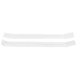 2pcs Stove Counter Gap Cover HeatResistant Anti Oil Oven Gap Filler Sealing Strip(White 25in)