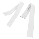 2pcs Stove Counter Gap Cover HeatResistant Anti Oil Oven Gap Filler Sealing Strip(White 25in)