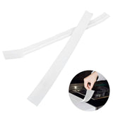 2pcs Stove Counter Gap Cover HeatResistant Anti Oil Oven Gap Filler Sealing Strip(White 25in)