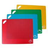 4pcs PP Flexible Kitchen Cutting Board Non Slip Cutting Board for Vegetable Meat 1.2mm In Australia - Darrahopens