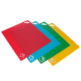 4pcs PP Flexible Kitchen Cutting Board Non Slip Cutting Board for Vegetable Meat 1.2mm In Australia - Darrahopens