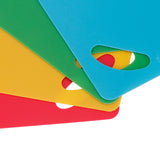 4pcs PP Flexible Kitchen Cutting Board Non Slip Cutting Board for Vegetable Meat 1.2mm