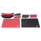 8Pcs/Set Pot Holder Scraper Pan Handle Kit Silicone Anti-Scalding Accessory for Home Kitchen