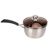 Small Soup Pot Thickened Compound Steel NonMagnetic Single Handle Cooking Kitchenware 18cm In Australia - Darrahopens