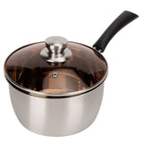 Small Soup Pot Thickened Compound Steel NonMagnetic Single Handle Cooking Kitchenware 18cm In Australia - Darrahopens