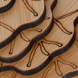 6Pcs/Set Teacup Mat Bamboo Coaster Heat Insulated Cup Pad Drinkware Tabletop AccessoryLotus Leaf Type