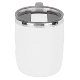 400ml Coffee Mug Stainless Steel Anti Scalding Water Cup with Lid for Home Office Wonderful Gift(White )