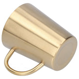 340ml 304 Stainless Steel Beer Mug Coffee Water Cup with Handgrip Double Wall DrinkwareGold In Australia - Darrahopens