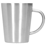 340ml 304 Stainless Steel Beer Mug Coffee Water Cup with Handgrip Double Wall DrinkwareStainless Steel Color In Australia - Darrahopens