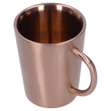 340ml 304 Stainless Steel Beer Mug Coffee Water Cup with Handgrip Double Wall DrinkwareRose Gold In Australia - Darrahopens