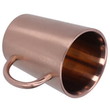 340ml 304 Stainless Steel Beer Mug Coffee Water Cup with Handgrip Double Wall DrinkwareRose Gold