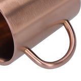 340ml 304 Stainless Steel Beer Mug Coffee Water Cup with Handgrip Double Wall DrinkwareRose Gold