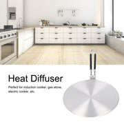 Heat Diffuser Stainless Steel Induction Adapter Plate for Gas Cooker Kitchen Utensils24cm