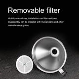 304 Stainless Steel Filling Funnel Separatory Oil Beer Coffee Water Liquid Funnel Kitchen ToolLarge Size 15cm