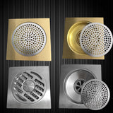 Floor Drain Filter Stainless Steel Round Drainage Shower Strainer Mesh Piece Anti Blocking(82mm )