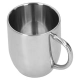 304 Stainless Steel DoubleLayer Coffee Cup Thickening Handle Mark Cup 350ml for Office In Australia - Darrahopens