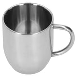 304 Stainless Steel DoubleLayer Coffee Cup Thickening Handle Mark Cup 350ml for Office In Australia - Darrahopens