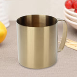 Stainless Steel Office Beer Mug Portable Household Outdoor Water Coffee Cup 480mlGold