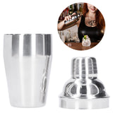 350ml Cocktail Shaker Stainless Steel Wine Drink Mixing Glasses Barware Bartender Tool