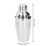 350ml Cocktail Shaker Stainless Steel Wine Drink Mixing Glasses Barware Bartender Tool