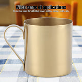 400ml Cocktail Mug 304 Stainless Steel Beer Coffee Water Drinking Cup Bar DrinkwareGold