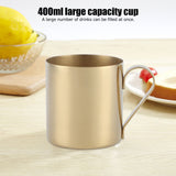 400ml Cocktail Mug 304 Stainless Steel Beer Coffee Water Drinking Cup Bar DrinkwareGold