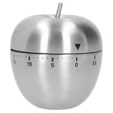 Apple Shaped Timer Stainless Steel Mechanical Cooking Countdown Alarm Timer Kitchen Tool