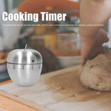 Apple Shaped Timer Stainless Steel Mechanical Cooking Countdown Alarm Timer Kitchen Tool