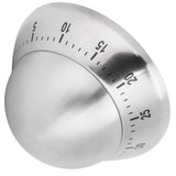 Kitchen Cooking Timer Stainless Steel Mechanical Timer Reminder Time Management ToolsRound