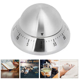 Kitchen Cooking Timer Stainless Steel Mechanical Timer Reminder Time Management ToolsRound