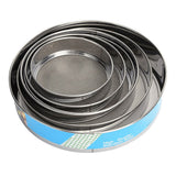 6PCS Stainless Steel Fine Mesh Flour Sieve Set Round Shape Flour Filter Strainer Kitchen Tools In Australia - Darrahopens
