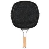 NonStick Practical Frying Pan Steak Skillet BBQ with Foldable Handle Kitchen Supplies(28cm ) In Australia - Darrahopens