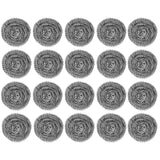20Pcs Stainless Steel Scrubber Steel Wire Ball Dish Bowl Pot Scouring Brush Kitchen Cleaning Tool In Australia - Darrahopens