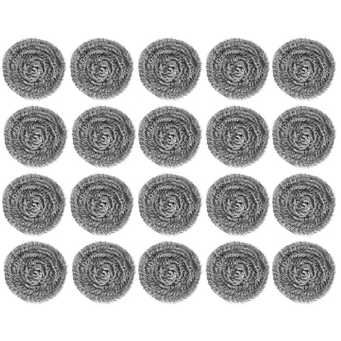 20Pcs Stainless Steel Scrubber Steel Wire Ball Dish Bowl Pot Scouring Brush Kitchen Cleaning Tool In Australia - Darrahopens