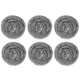 20Pcs Stainless Steel Scrubber Steel Wire Ball Dish Bowl Pot Scouring Brush Kitchen Cleaning Tool