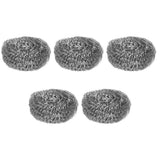 20Pcs Stainless Steel Scrubber Steel Wire Ball Dish Bowl Pot Scouring Brush Kitchen Cleaning Tool