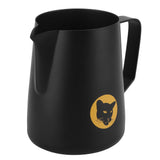 600ml Coffee Cup Mug Multi Purpose 304 Stainless Steel Milk Frothing Pitcher Black In Australia - Darrahopens