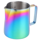 350ml Coffee Pitcher Latte Art Making Cup Colorful Milk Frothing Pitcher with Scale In Australia - Darrahopens
