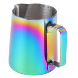 350ml Coffee Pitcher Latte Art Making Cup Colorful Milk Frothing Pitcher with Scale