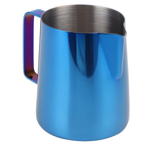 Coffee Art Pitcher Latte Milk Frothing Cup Pitcher Coffee Making Tool Supplies without Scale350ml Blue In Australia - Darrahopens