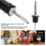 Stainless Steel Pourer Silicone Classic Bottle Pour Liquor Dust Cap Brush Wine Opener