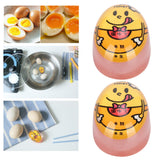 2Pcs Eggtimer Color Changing Resin Kitchen Timer for SoftBoiled Boiled Egg Cook Supplies