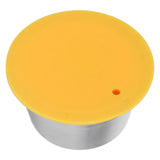 Coffee Capsule Stainless Steel Reusable Refillable Filter Cup for Dolce Gusto Coffee MakerYellow