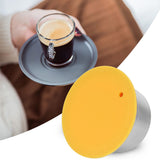 Coffee Capsule Stainless Steel Reusable Refillable Filter Cup for Dolce Gusto Coffee MakerYellow