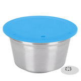 Coffee Capsule Stainless Steel Reusable Refillable Filter Cup for Dolce Gusto Coffee MakerBlue In Australia - Darrahopens