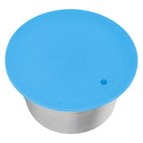 Coffee Capsule Stainless Steel Reusable Refillable Filter Cup for Dolce Gusto Coffee MakerBlue In Australia - Darrahopens