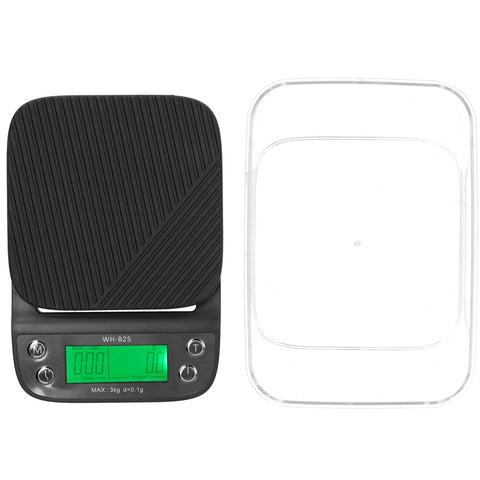 Coffee Kitchen Scale with Timer Food Baking 3KG Maximum Load LED Display Electronic Timing In Australia - Darrahopens